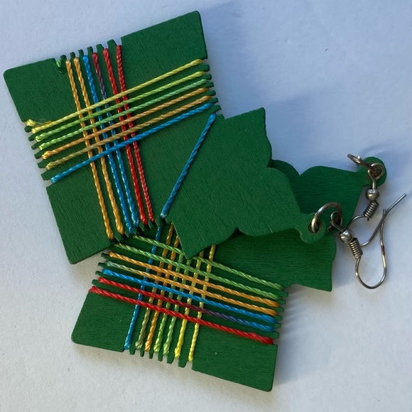 Handcrafted custom designed wooden earrings ✨ Limited Sales Buy 2 get 1 free - Picture 4 of 8